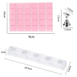 Nail Stand Set for Press On Nail Display Practice Art Magnetic Fake Nail Holder for Painting NailsStand with Reusable Putty Clay - Image 6