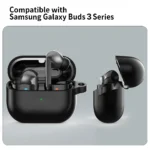 for samsung buds 3/galaxy buds3 pro case with cleaning kit silicone protective cover for galaxy buds 3 buzz 3Pro with keychain - Image 3