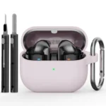 for samsung buds 3/galaxy buds3 pro case with cleaning kit silicone protective cover for galaxy buds 3 buzz 3Pro with keychain - Image 8