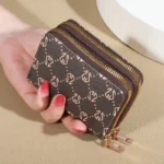 Chic Vintage Zippered Card Holder Wallet for Women - Secure Multi-Card Slots, Fashionable Faux Leather with Coin PurseLuxurious - Image 7