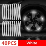 Car Wheel Hub Reflective Stripes Door Handle Safety Warning Sticker Car Rear Warning Tape Automobile Sticker Exterior Accessorie - Image 21