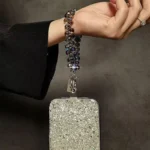 Luxury Sparkling Diamond Crystal Bead Wrist Strap Portable Chain Short Hanging Phone Charm Clip For Universal Use On Phone Cases - Image 2