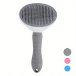 One-Click Pet Hair Removal Comb for Effortless Grooming of Dogs and Cats - Float Hair Removal Slicker Brush with Automatic Funct - Image 9