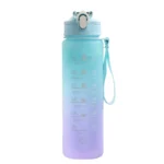 Sports Water Bottle with Time-Tracking Straw Leak Proof Locking Flip Cover for Easy Carry Ideal for Outdoor Adventures - Image 30