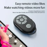 Bluetooth Remote for iPhone Xiaomi IOS Android Phone Universal Remote Control Selfie Stick Bluetooth Camera Controller - Image 4