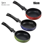 12cm/14cm/16/18cm Mini Frying Pan Non-Stick Steel Frypan Pot Saucepan Random Color For Cookware Kitchen Cookware - Image 10