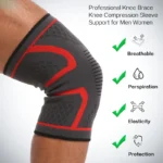 Knee Braces For Knee Pain Knee Brace Compression Sleeve For Knee Pain Meniscus Tear  Arthritis Pain Relief Knee Sleeves - Image 5