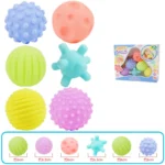 6Pcs Textured Multi Ball Set Develop Tactile Senses Toy Baby Touch Hand Ball Toys Training Ball Massage Soft Balls Kids Gifts - Image 7