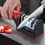 4-Segment Knife Sharpener Knife Sharpeners for Kitchen Knives Stainless Steel Three-Purpose Sharpening Stone for Kitchen Tools - Image 2