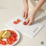 Marble Texture PP Cutting Board Antibacterial and Mildew Cutting Board Kitchen Vegetable Cutting Board Dishwasher Safe - Image 4