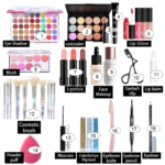 POPFEEL All In One Makeup Kit  for Women Full Kit Set, All in One Makeup Sets Include Eyebrow Eyeliner Eyeshadow - Image 2