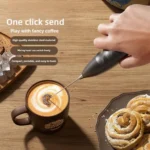 Wireless Electric Milk Frother Battery-Powered Handheld Foamer Coffee Cream Soup Peanut Butter Egg Whisking Baking Accessories - Image 5