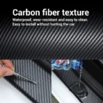 1-5m Nano Carbon Fiber Car Tape Sticker Door Mirror Paste Protector Strip DIY Protection Protective Film Waterproof Adhesive - Image 2