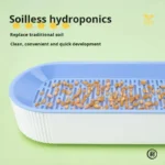 Hydroponic Cat Grass Box Cat Treats Catnip Hydroponic Soilless Planting Cat Grass Pot Set for Easy Growth - Image 4