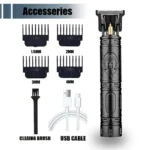 New!T9 Electric Hair Trimmer/Accessories | USB Professional Shaver | 0mm Bald Fade Cutting Machine Portable for Men Home Haircut - Image 9