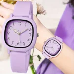 1/3/10PCS Fashion Silicone Band Women Quartz Watches Set Casual Arabic Dial Wristwatch for Girls Clock Reloj Hombre（Without Box）
