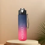 Sports Water Bottle with Time-Tracking Straw Leak Proof Locking Flip Cover for Easy Carry Ideal for Outdoor Adventures - Image 22