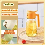 200/300/500ml Oil Spray Bottle BBQ Cooking Olive Oil Sprayer Plastic Baking Oil Spray Empty Bottle Vinegar Bottle Or  Oil brush - Image 15