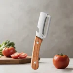 Kitchen Peeler Stainless Steel Vegetable Peeler with Wooden Handle for Peeling and Slicing Fruits and Vegetables Kitchen Tool - Image 9
