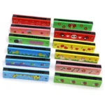 Children Wooden Harmonica Musical Instrument Toys Music Teaching Aids Puzzle Early Education Kindergarten Beginners TMZ - Image 2