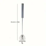 Stainless Steel Egg Beater Durable Semi-Automatic Mixer for Effortless Egg Cream Mixing Stirring and Beating for Kitchen Baking - Image 9