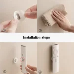 3pcs No Drill Magnetic Remote Holder - Wall Mount for TV/AC/DVD Remotes, White Space-Saving Design - Image 6