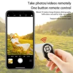 Bluetooth Remote for iPhone Xiaomi IOS Android Phone Universal Remote Control Selfie Stick Bluetooth Camera Controller - Image 3