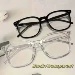 1/2/3 Pairs of Universal Fashion Glasses, Square-Framed Glasses, Fashionable Campus Style, Clear Black Frame, Back to School - Image 12