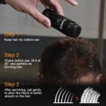 BUNEE Hair Fiber 27.5g: Men's Natural Hair-Thickening Fibers for Balding Areas, Fills Part Lines, Includes 27.5g Fiber Powder. - Image 3