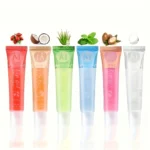 6Pcs/Set, Moisturizing Clear Lip Gloss, VE, Rosehip, Argan, Peppermintaloe, Coconut Flavor, Translucent Plumping Lip Oils Gift S - Image 4