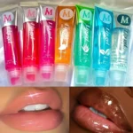 6Pcs/Set, Moisturizing Clear Lip Gloss, VE, Rosehip, Argan, Peppermintaloe, Coconut Flavor, Translucent Plumping Lip Oils Gift S - Image 2