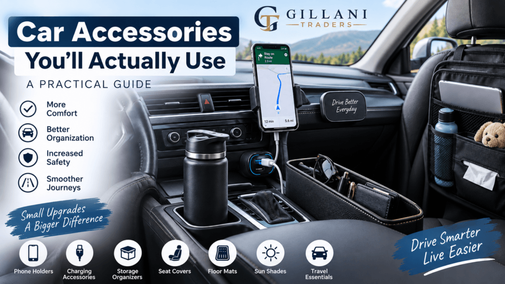 Practical car accessories for everyday driving