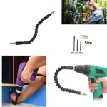 Electric Drill Screwdriver Bit Multifunctional Universal Snake flexible Hose Cardan Shaft Connection Soft Extension Rod Link - Image 2