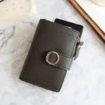 New Fashion Short Women's Wallet Zipper Card Holder Cute Female Coin Purse High Quality PU Wallets For Girls - Image 7