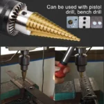 4-32 mm 4-20 mm HSS Titanium Coated Step Drill Bit High Speed Steel Metal Wood Hole Cutter Cone Drilling Tool - Image 6