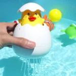 Baby Bath Sprinkler Toy Cute Duck & Penguin Water Spray - Image 2
