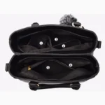 Embroidery Messenger Bags Women Leather Handbags Bags for Women Sac a Main Ladies hair ball Hand Bag - Image 4