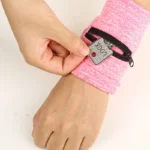 Zipper Running Bag Wrist Wallet Pouch Wrist Bag Basketball Yoga Wristband Sweatband Sports Arm Bag for Key Card Storage Case - Image 2