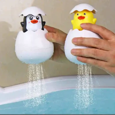 baby bath sprinkler toy duck and penguin design
