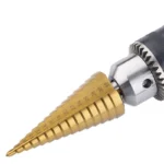 4-32 mm 4-20 mm HSS Titanium Coated Step Drill Bit High Speed Steel Metal Wood Hole Cutter Cone Drilling Tool - Image 4