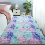 VIKAMA Tie-Dye Plush Carpet Living Room Decoration Soft Fluffy Home Mat Children's Room Baby Crawling Non-Slip Blanket - Image 18