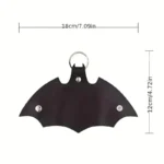 1pc Keychain Pendant PU Leather Car Key Protector Household Anti-lost Waist Hanging Key Bag Father's Day Gift, Boyfriend Gift - Image 2