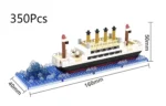 Titanic Building Block Model Micro Brick Cruise Ship Kit - Image 10
