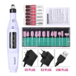 LULAA Portable Professional Electric Nail Drill Machine Manicure Tools Pedicure Drill Set Family Nail File Nail Drill Equipment - Image 9
