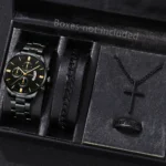 Fashion Men Stainless Steel Watch Luxury Calendar Quartz Wrist Watch Mens Business Watches for Man Clock Montre Homme - Image 12