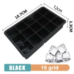 Silicone Ice Cube Tray 4/6/8/15 Grid Jumbo Square Mold - Image 7