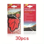 3-60pcs Car Air Freshener Natural Scented Tea Paper Auto Hanging Vanilla Perfume Fragrance Leaf Shape Car Accessories Interior - Image 17