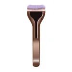 Professional Foundation Brush - Soft Nylon Bristles, Elegant Brown Handle, for BB Cream, Liquid Foundation, Powder - Travel - Image 7