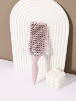 Curling Styling Brush 1PC Hollow Massage Comb for Hair & Wigs - Image 7