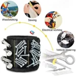 Promotion: Adjustable Magnetic Wrist Strap Heavy-Duty Magnet Holder for Screws Nails Small Metal Tools - Image 2